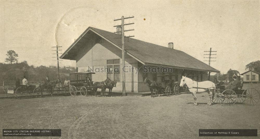 Postcard: Railroad Station, Madison, Connecticut